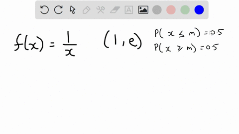 find-the-median-of-the-random-variable-with-the-probability-density-function-given-below-round-your-answer-to-four-decimal-places-fx-1-e-04736