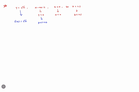 calculate-the-total-area-of-the-region-described-do-not-count-area-beneath-the-x-axis-as-negative-bounded-by-the-curve-y-x-the-x-axis-and-the-lines-x-0-and-x-25-833333333-x-86607