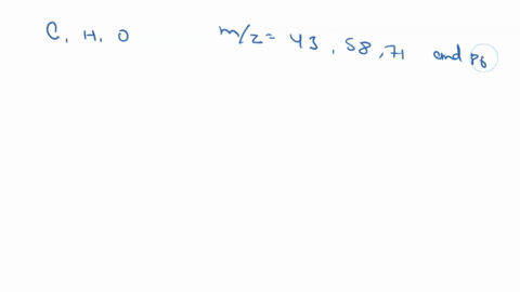 below-is-mass-spectrum-for-an-organic-molecule-with-one-degree-of-unsaturation-containing-only-carbon-hydrogen-and-oxygen-determine-the-structure-that-would-give-rise-t0-this-spectrum-and-ra-82565