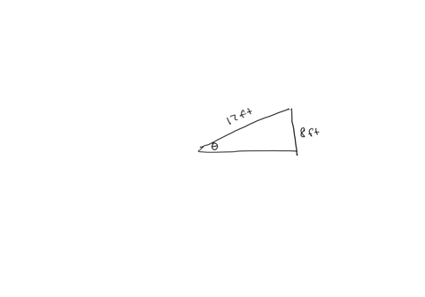 if-a-loading-ramp-is-placed-next-to-a-truck-at-a-height-of-8-feet-and-the-inclined-portion-of-the-ramp-is-17-feet-long-what-angle-does-the-ramp-make-with-the-ground