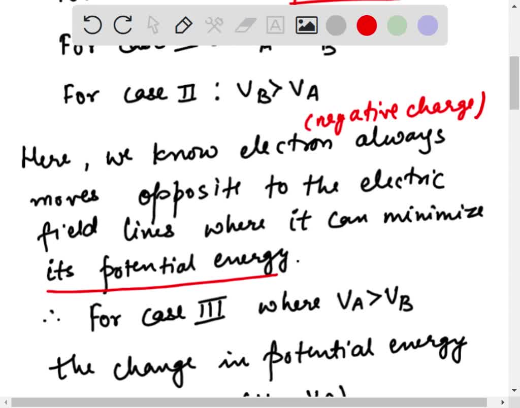 SOLVED: 12 Four ' Electrons Move From Point A To Point B In Uniform ...