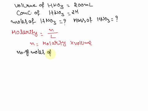 how-many-moles-and-grams-of-nitric-acid-hno3-aq-are-there-in-2000-ml-of-200-m-hno-aq-28635