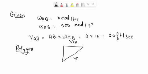 bar-ab-in-the-figure-has-an-angular-velocity-of-10-rads-counterclockwise-and-an-angular-acceleration-of-300-rads2-clockwise-what-are-the-angular-accelerations-of-bars-bc-and-cd-la-barra-ab-d-46364