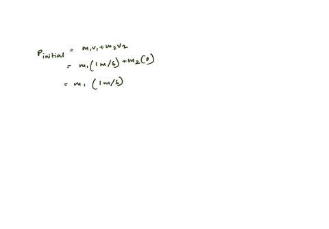 132-two-lab-carts-have-the-same-mass-and-are-free-to-move-on-a-horizontal-track-the-carts-wheels-have-negligible-mass-cart-1-travels-to-the-right-at-10-ms-and-collides-with-cart-2-which-is-initially-a