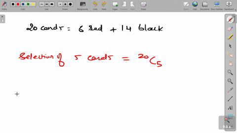 a-deck-of-cards-contains-20-cards-6-red-cards-and-14-black-cards-_-5-cards-ure-drawn-randomly-without-replacement-what-is-the-probability-that-exactly-4-red-cards-are-drawn-64543