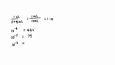 astudent-completed-a-serial-dilution-plate-count-of-a-broth-culture-of-e-coli-the-student-performed-1-in-10-serial-dilutions-by-adding-mlof-sample-to-9-ml-of-a-dilution-blank-after-the-dilut-60993
