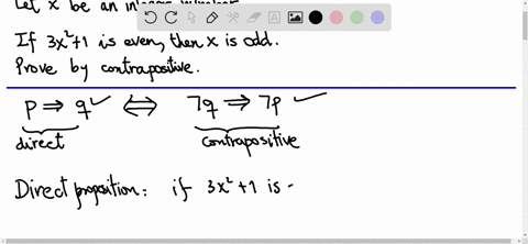 let-x-be-an-integer-if-3x2-1-is-even-then-x-is-odd-prove-by-contrapositive-83924