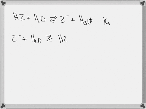the-weak-acid-hz-has-ka-63-x-10-8-what-is-the-equilibrium-constant-for-the-reaction-shown-below-z-h2o-hz-oh-group-of-answer-choices-37-x-10-7-16-x-10-7-63-x-106-none-of-the-answers-are-correct