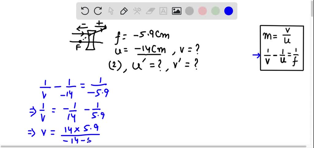 SOLVED: '14 It is desired to project the image of an object four times ...