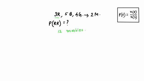 a-bag-contains-3-red-marbles-5-blue-marbles-and-4-green-marbles-if-two-marbles-are-drawn-out-of-the-bag-what-is-the-exact-probability-that-both-marbles-drawn-will-be-red-38689
