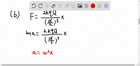 review-problem-two-identical-particles-each-having-charge-q-are-fixed-in-space-and-separated-by-a-distance-d-a-third-point-charge-q-is-free-to-move-and-lies-initially-at-rest-on-the-perpendicular-bise