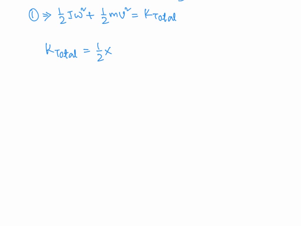 SOLVED: A solid sphere rolls without slipping along horizontal surface