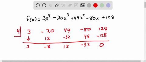 given-the-polynomia-function-fx-find-the-rational-zeros_-then-the-other-zeros-that-is-solve-the-equation-fx-0-and-factor-fx-into-linear-factors_-fx-3x4-20x3-44x2-80x-128-0a-3-4-4i4i-fx-x-x-4-74827