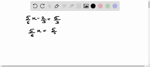 solve-frac56-x-frac23frac53-42095