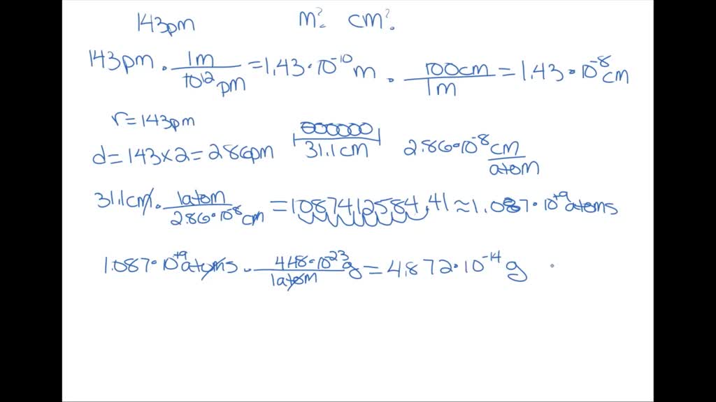 SOLVED (a) Atoms are very small compared to objects on the macroscopic