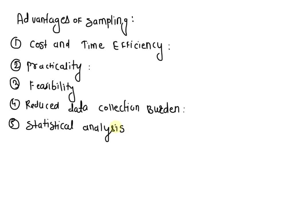 SOLVED: Acceptance Sampling Advantages and Disadvantages of Acceptance ...