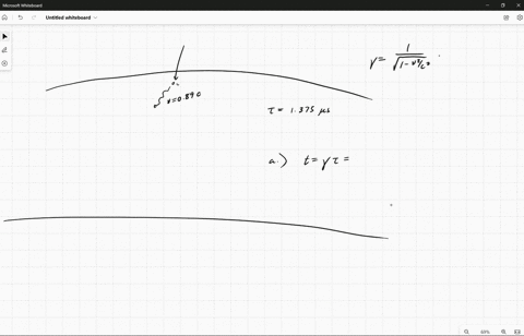 suppose-a-cosmic-ray-colliding-with-a-nucleus-in-the-earths-upper-atmosphere-produces-a-muon-that-has-speed-v-089c-the-muon-then-travels-at-a-constant-speed-and-lives-1375-s-as-measured-in-t-66504