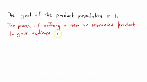 the-goal-of-the-product-presentation-is-to-99245