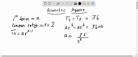 3-the-seventh-term-of-a-geometric-sequence-exceeds-the-fifth-term-by-36-find-the-sum-of-the-first-ten-terms-if-the-common-ratio-is-2-90677