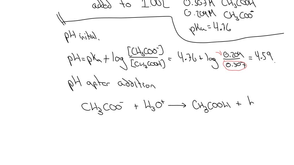 SOLVED: Determine the pH change when 0.045 mol HClO4 is added to 1.00 L ...