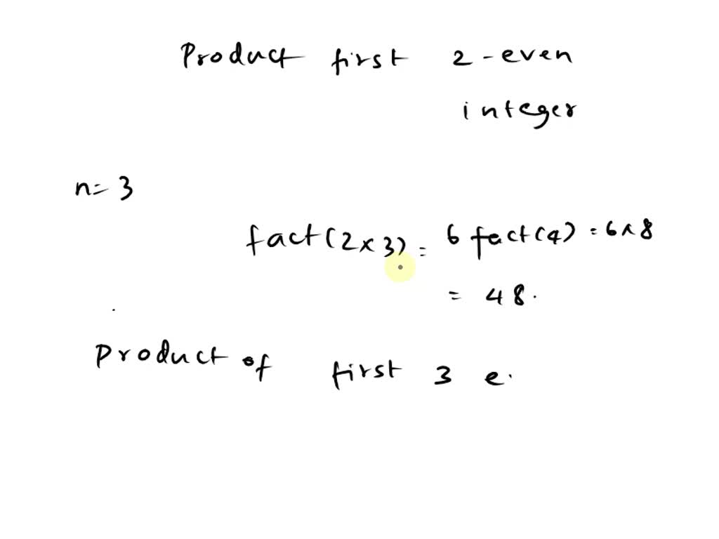 VIDEO solution: Discrete Structures- Recursively computing the product ...