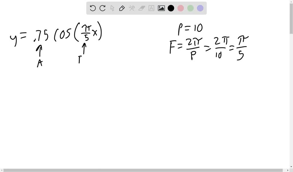 solved-for-a-cosine-function-with-amplitude-a-0-75a-0-75-and-period-t