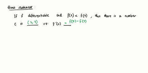 point-use-an-appropriate-theorem-to-complete-the-following-statement-if-f-is-differentiable-and-f3-f7-then-there-is-number-in-the-interva-such-that-f-c-what-theorem-guarantees-this-be-sure-t-85363