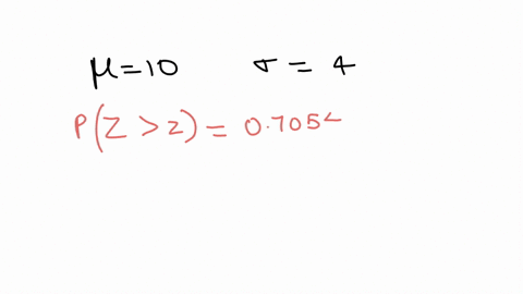 x-is-a-normally-distributed-random-variable-with-a-mean-of-10-and-a-standard-deviation-of-40-find-the-value-of-x-for-which-7054-of-the-area-under-the-distribution-curve-lies-to-the-right-of-it
