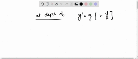 the-depth-of-at-which-the-value-of-acceleration-due-to-gravity-becomes-1n-the-time-the-value-of-at-the-surface-is-r-radius-of-earth-a-rn-b-rn-1-n-c-r-n2-d-rn-n-1-2