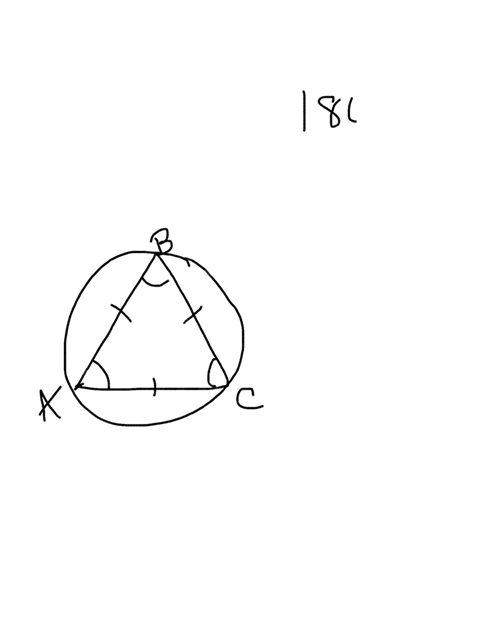 an-equilateral-triangle-is-inscribed-in-a-circlewhat-is-the-measure-of-the-arc-that-one-of-the-angles-intercepts-22926