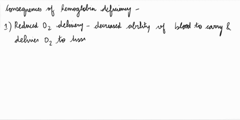 what-would-be-the-consequence-of-a-deficiency-of-hemoglobin-in-our-bodies-89859