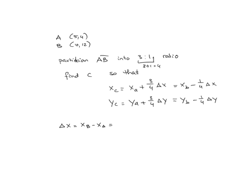 directed-line-segments-calculator-point-a-is-located-at-54-and-point-b-is-located-at-1012-what-point-partitions-the-directed-line-segment-overlinea-b-into-3-1-ratio-left8-frac34-10right-left6-frac14-6