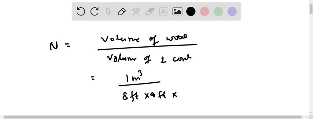 SOLVED: A cord is a volume of cut wood equal to a stack 8 ft long, 4 ft ...