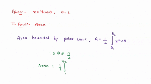let-rbe-the-region-in-the-first-quadrant-that-is-bounded-above-by-the-polar-curve-cos-and-below-by-the-line-0-1as-shown-in-the-figure-above-whal-is-the-area-of-r-0317-0465-0929-2618-5819-34278