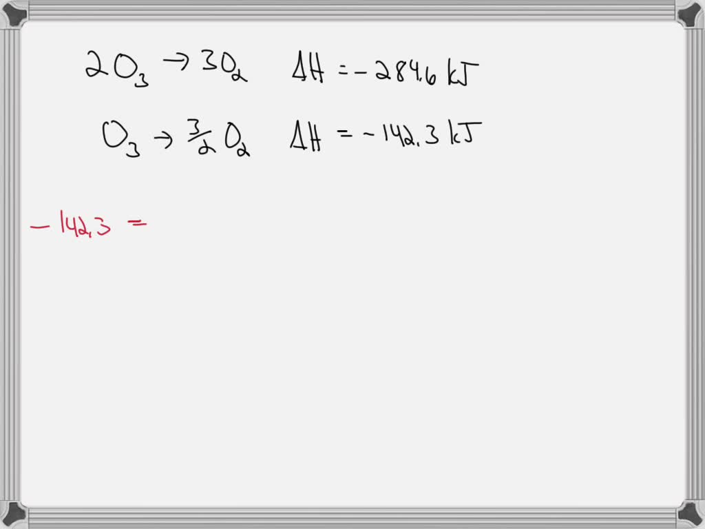 SOLVED: Ozone, O3(g), is a form of elemental oxygen that is important