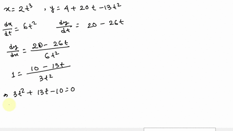 at-what-points-on-the-given-curve-x-2t3-y-4-20t-13t2-does-the-tangent-line-have-slope-1-x-y-smaller-x-value-x-y-larger-x-value-49967