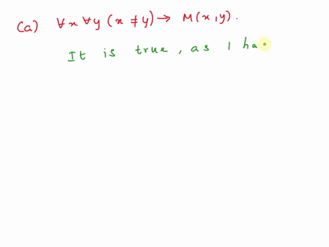 Problem 3 the domain of discourse for this problem is a...