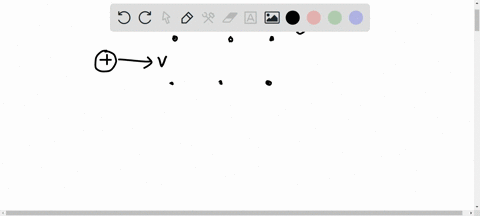 proton-moves-in-uniform-magnetic-field-as-shown-below-find-the-direction-of-the-force-on-the-particle-_-to-the-right-up-out-of-the-page-to-the-left-down-into-the-page-76456