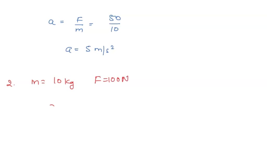 SOLVED: Calculating Acceleration Determine the acceleration in the ...