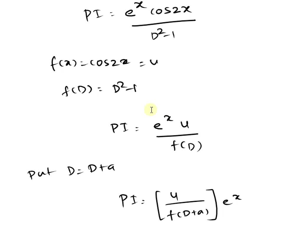 SOLVED Texts 1. Solve the following ODE y' + 2y = x + 4, y(0) = 1