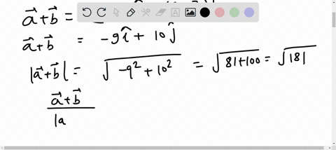 a-in-unit-vector-nolalion_-what-is-the-sum-b-if-4omi-3om-j-and-b-13-omi-7om-j-whal-are-the-b-magnitude-and-direction-of-b-69029