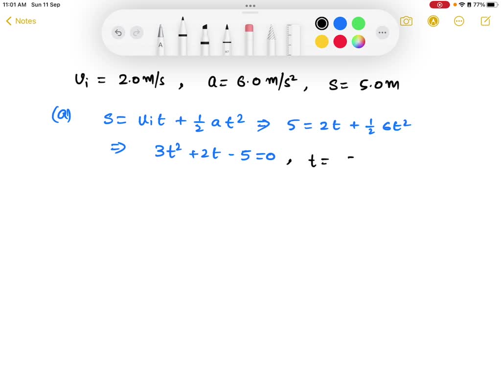 solved-a-particle-has-a-constant-acceleration-of-6-0-m-s2-a-if-its