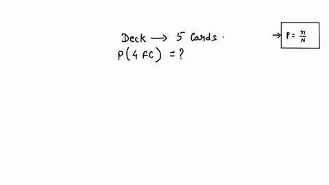 five-cards-are-dealt-from-a-standard-deck-of-cards-one-at-a-time-find-the-probability-that-four-of-them-are-face-cards-with-replacement-27529
