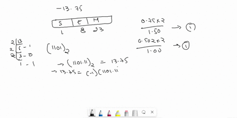 question-1-11pts-you-are-to-store-the-signed-decimal-number-1375-in-single-precision-ieee-754-format-convert-the-integer-and-fraction-to-binary-first-blank-is-for-the-integersecond-is-for-th-16263