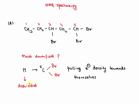 in-the-h-nmr-spectrum-of-the-following-molecule-the-protons-on-which-carbon-will-have-the-most-downfield-chemical-shift-the-largest-6-number-chchchch-ch-a-1-which-compound-below-would-give-t-42934