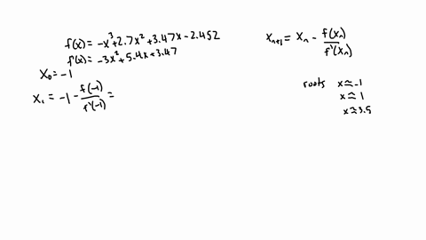 use-newtons-method-to-approximate-the-zeros-of-the-function-continue-the-iterations-until-two-successive-approximations-differ-by-less-than-0001-then-find-the-zeros-using-graphing-utility-ro-98652