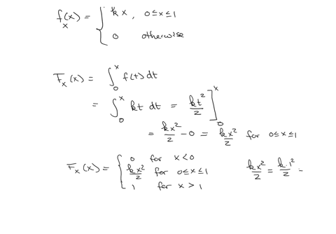 the-pdf-ofa-random-variable-is-given-as-kx-0-x-1-fxx-0-otherwise-1-find-the-constant-k-2-find-the-cdf-fxx-3-find-pa-where-a-0-x-05-4-find-fxlax-78943