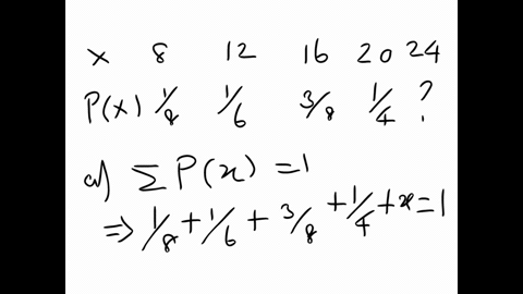 12for-the-probability-distribution-given-below-determine-the-expected-value-and-variance-12-16-20-24-px-18-16-38-14-a-find-px-24-expected-value-e-x-varx-62432