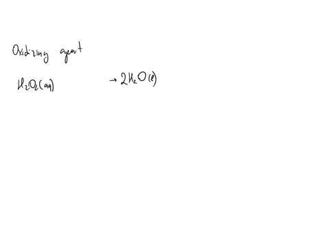 hydrogen-peroxide-can-act-as-either-an-oxidizing-agent-or-a-reducing-agent-depending-on-the-species-present-in-solution-write-the-balanced-half-reaction-equations-for-each-situation-write-th-10674