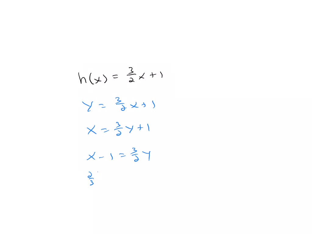 solved-find-the-inverse-of-h-x-3-2x-1